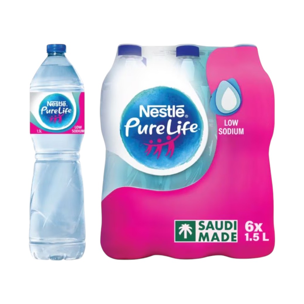 Nestle Pure Life 1.5L Bottle (1.5Lx6)