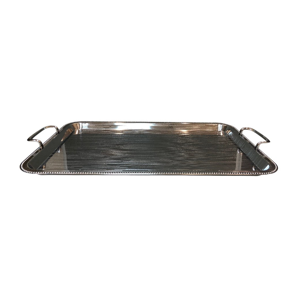 Saif Plus Serving Tray Large Set of 3 pieces – Chrome 016-0077