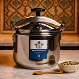 15L | Stainless Steel | Pressure Cooker | AL ASEEL Brand