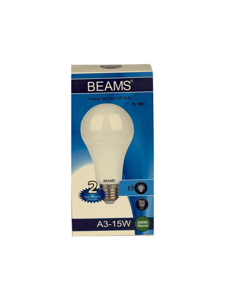 بيمز | مصباح LED | A3 - ١٥ واط | E27 | إضاءة نهارية ٦٥٠٠ كلفن