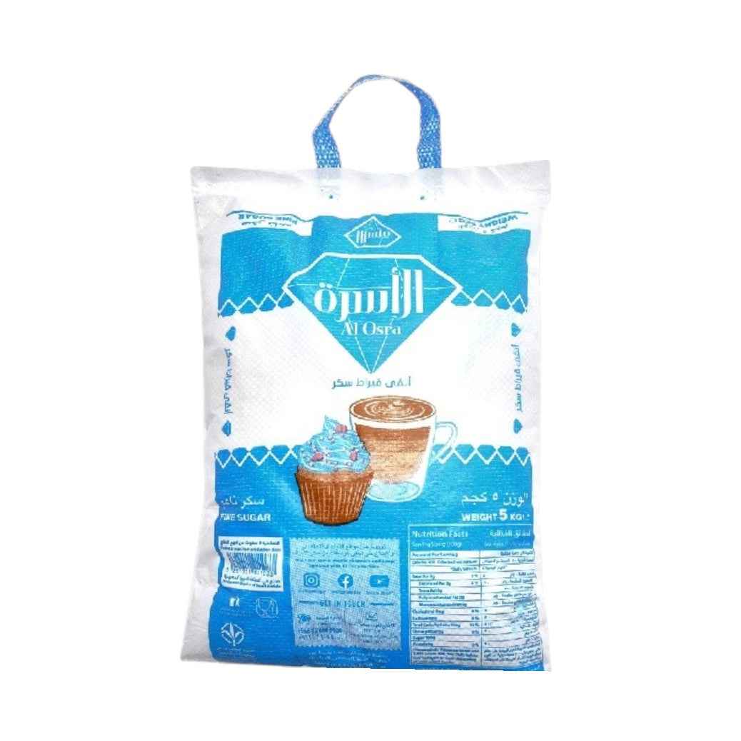 Al Osra Fine Sugar 5 KG in PP Bags