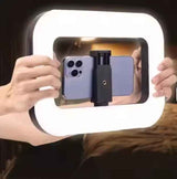 20W Selfie Portable Phone Rechargeable Ring Light | Adjustable Fill Light with Bluetooth | Tripod Light Stand for Live Stream