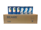 BEAMS | LED Light Bulb | A3-15Watts | E27 | 6500K-Day Light | 1 Box (40pcs.)