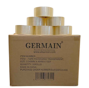 GERMAIN Packaging Tapes | Transparent, BOX(30 rolls)
